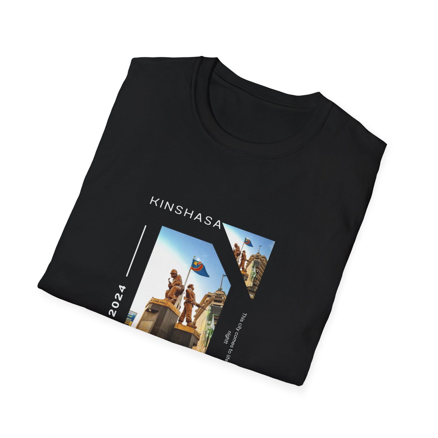 Unisex Softstyle T-Shirt with City View