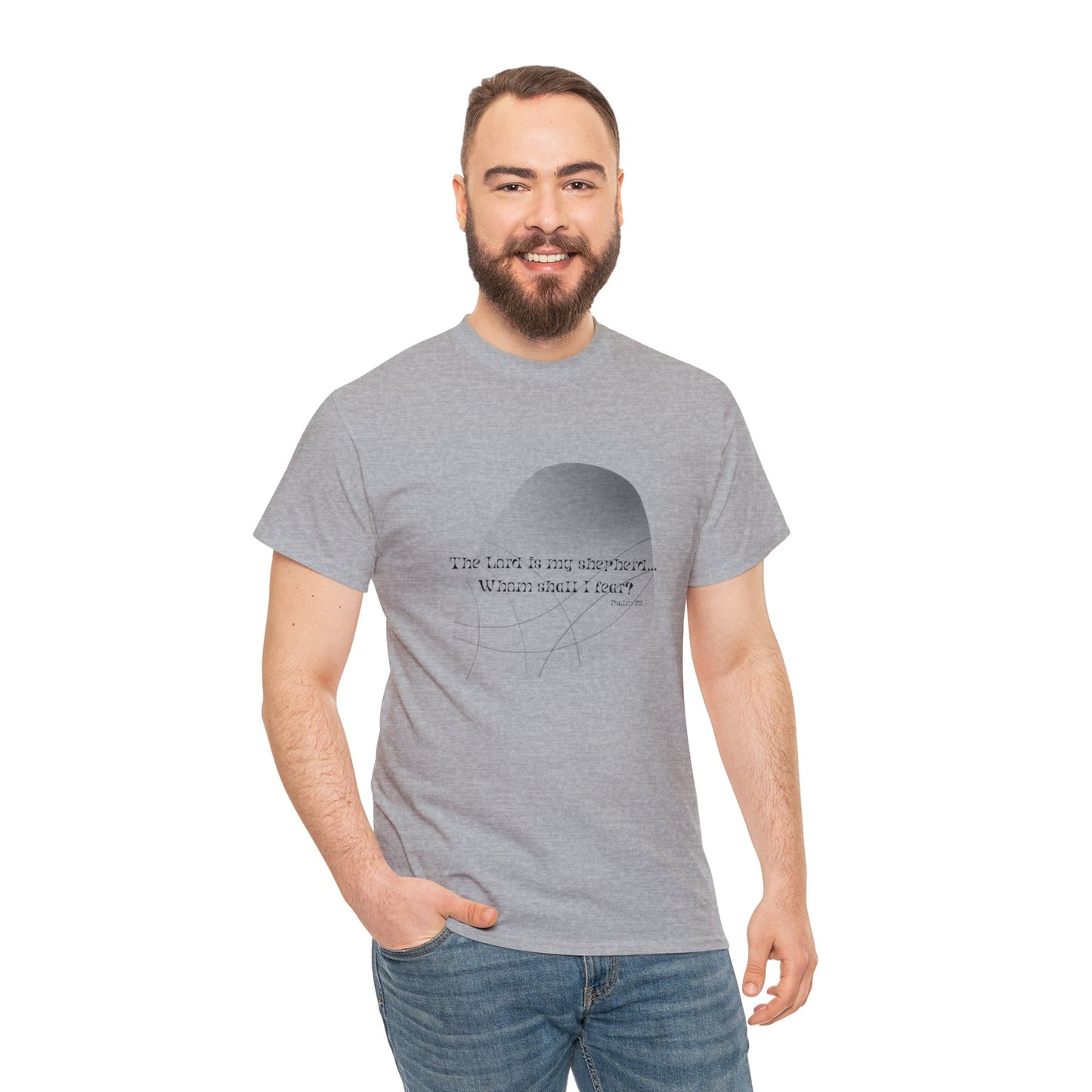 Unisex Heavy Cotton Tee - with Quote, typography