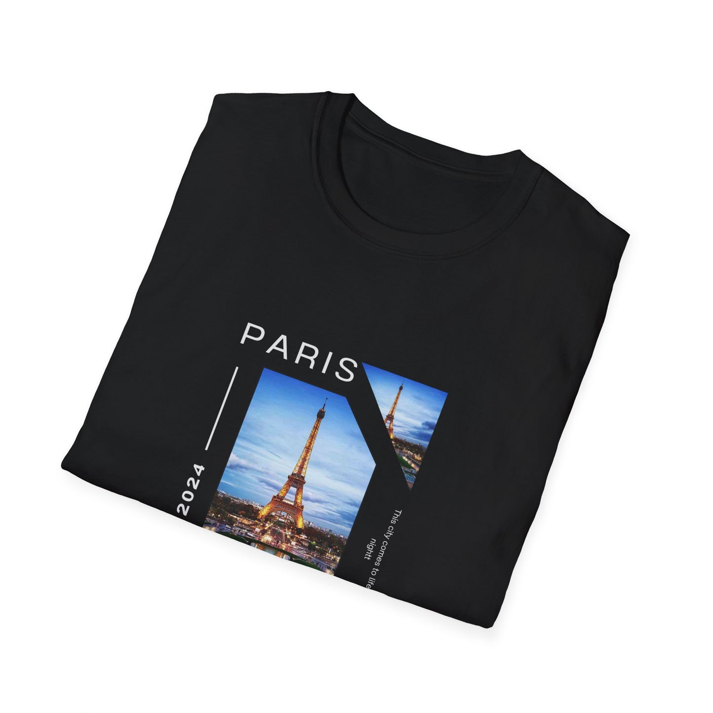 Unisex Softstyle T-Shirt with City View