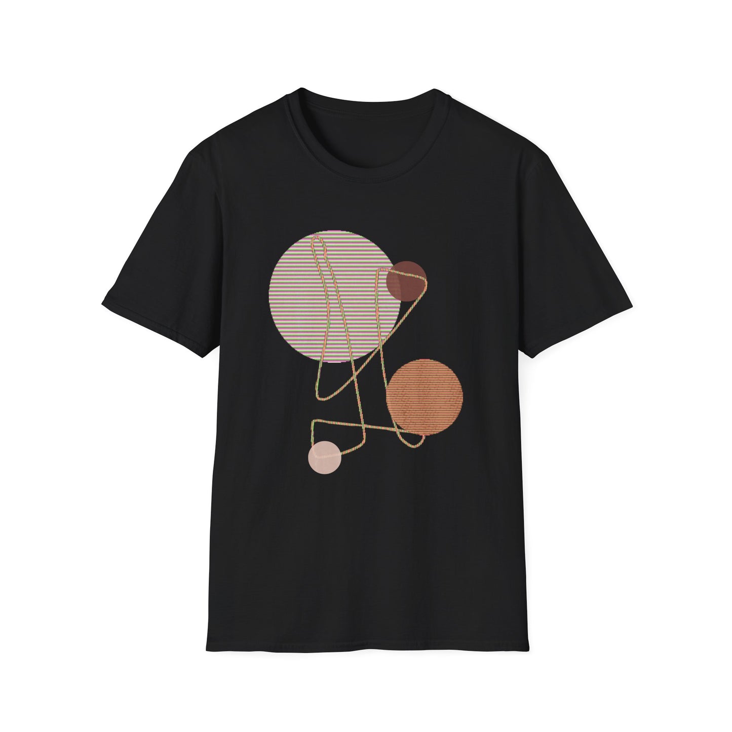 Unisex Softstyle T-Shirt with abstract art design