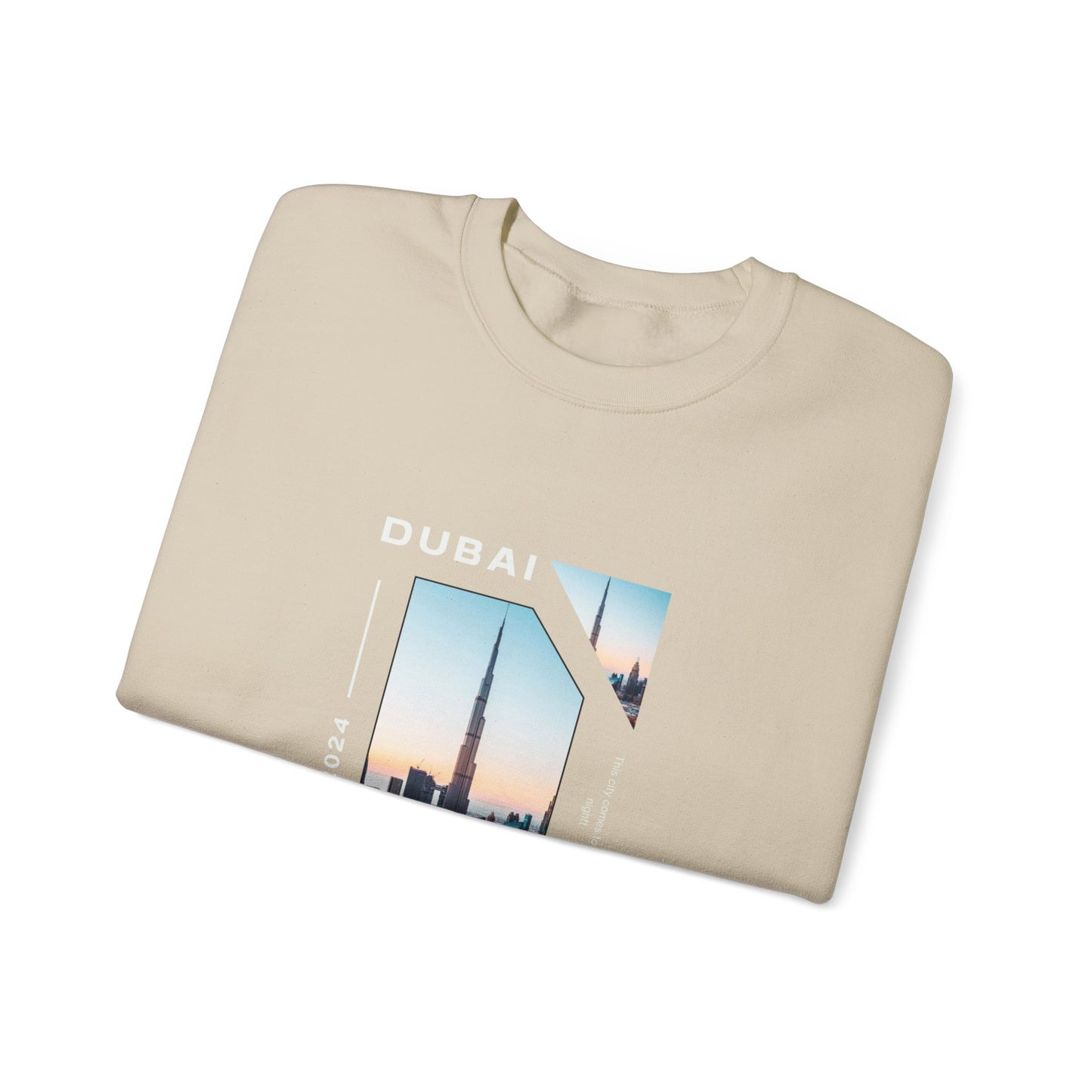 Unisex Heavy Blend™ Crewneck Sweatshirt with City View