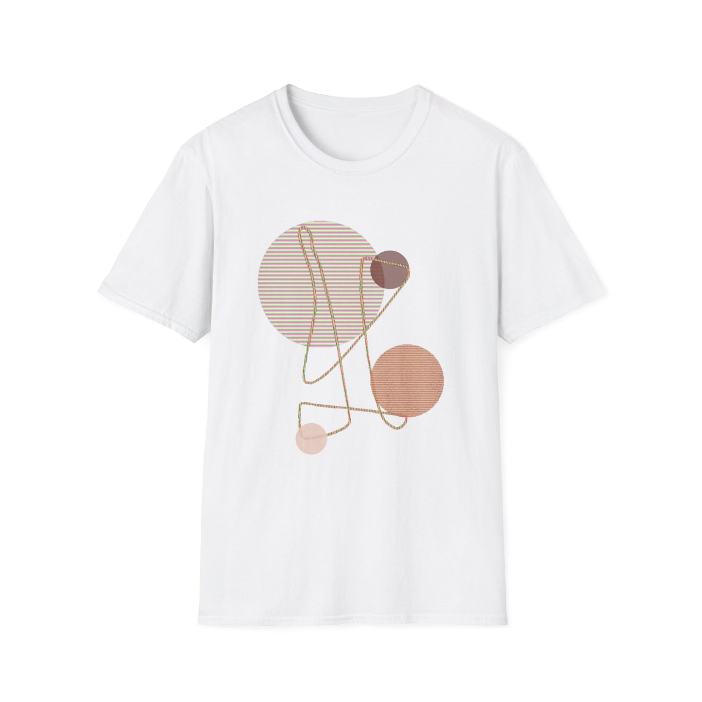 Unisex Softstyle T-Shirt with abstract art design