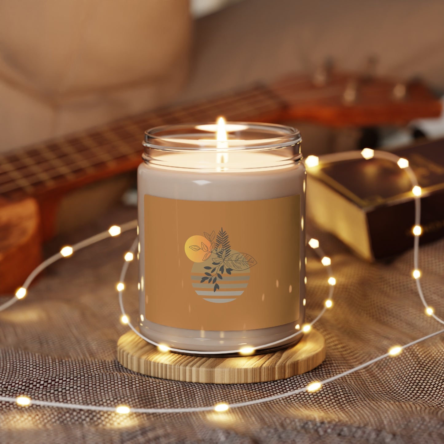 Scented Soy Candle with unique design, 9oz