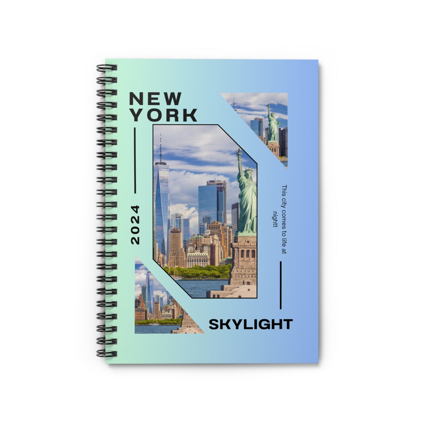 City Spiral Notebook - Ruled Line