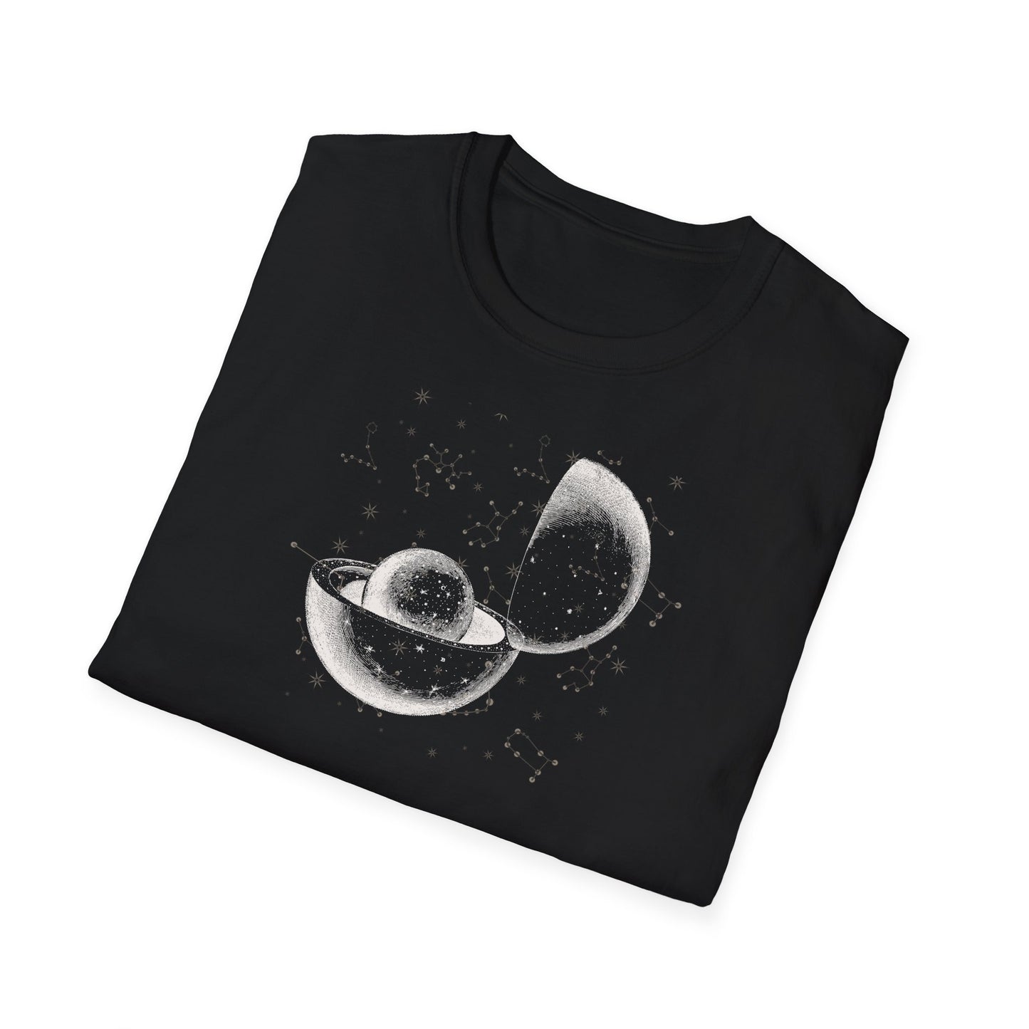 Unisex Softstyle T-Shirt - Planet design, Unique