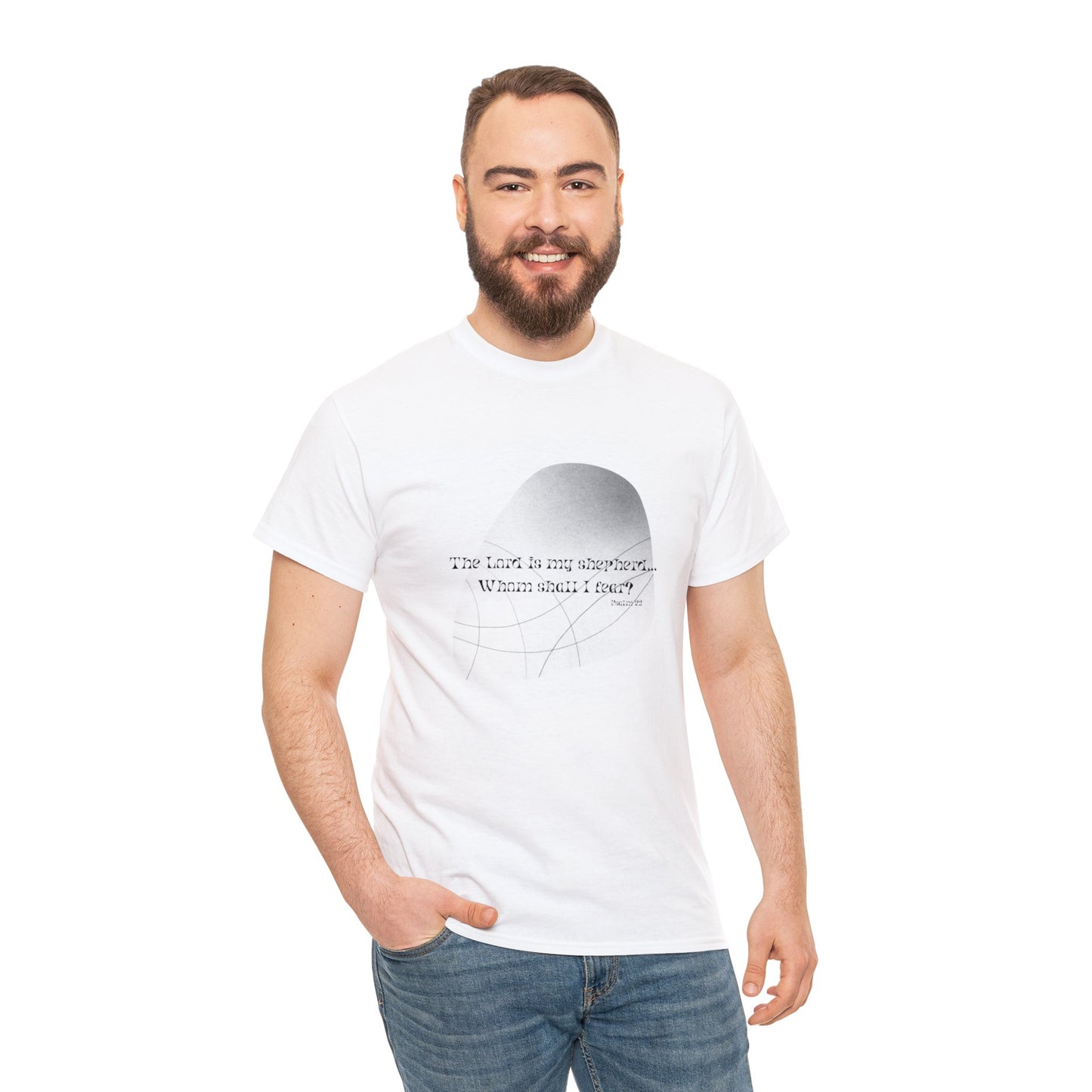 Unisex Heavy Cotton Tee - with Quote, typography