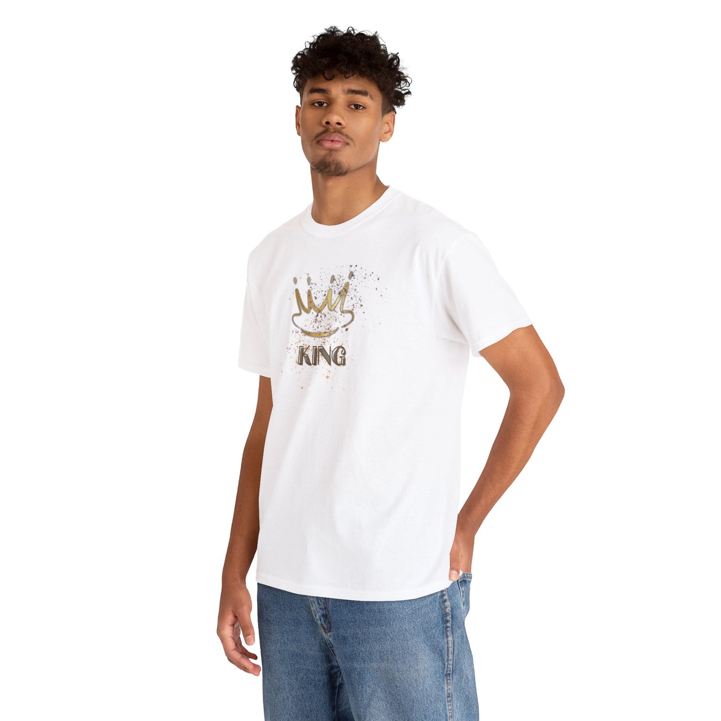 Unisex Heavy Cotton Tee - King typography