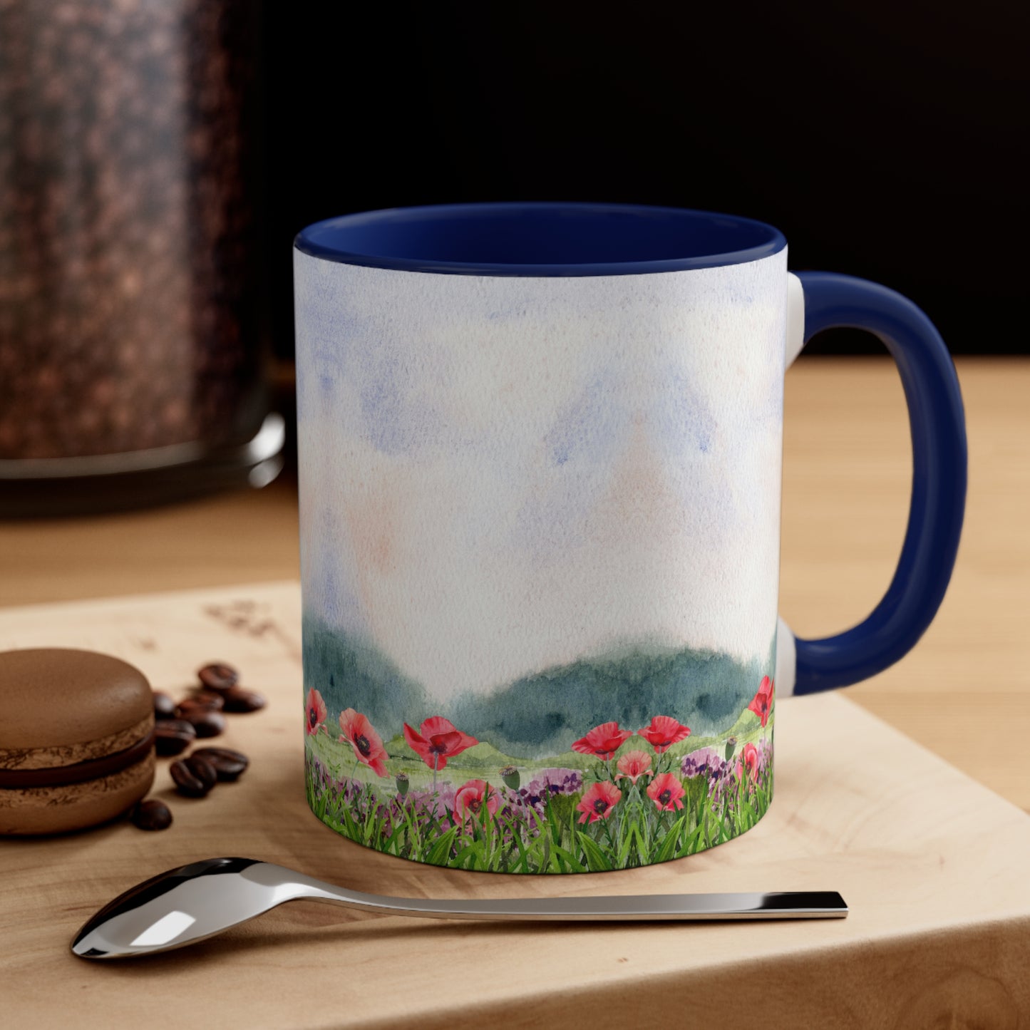 Unique Accent Coffee Mug, 11oz