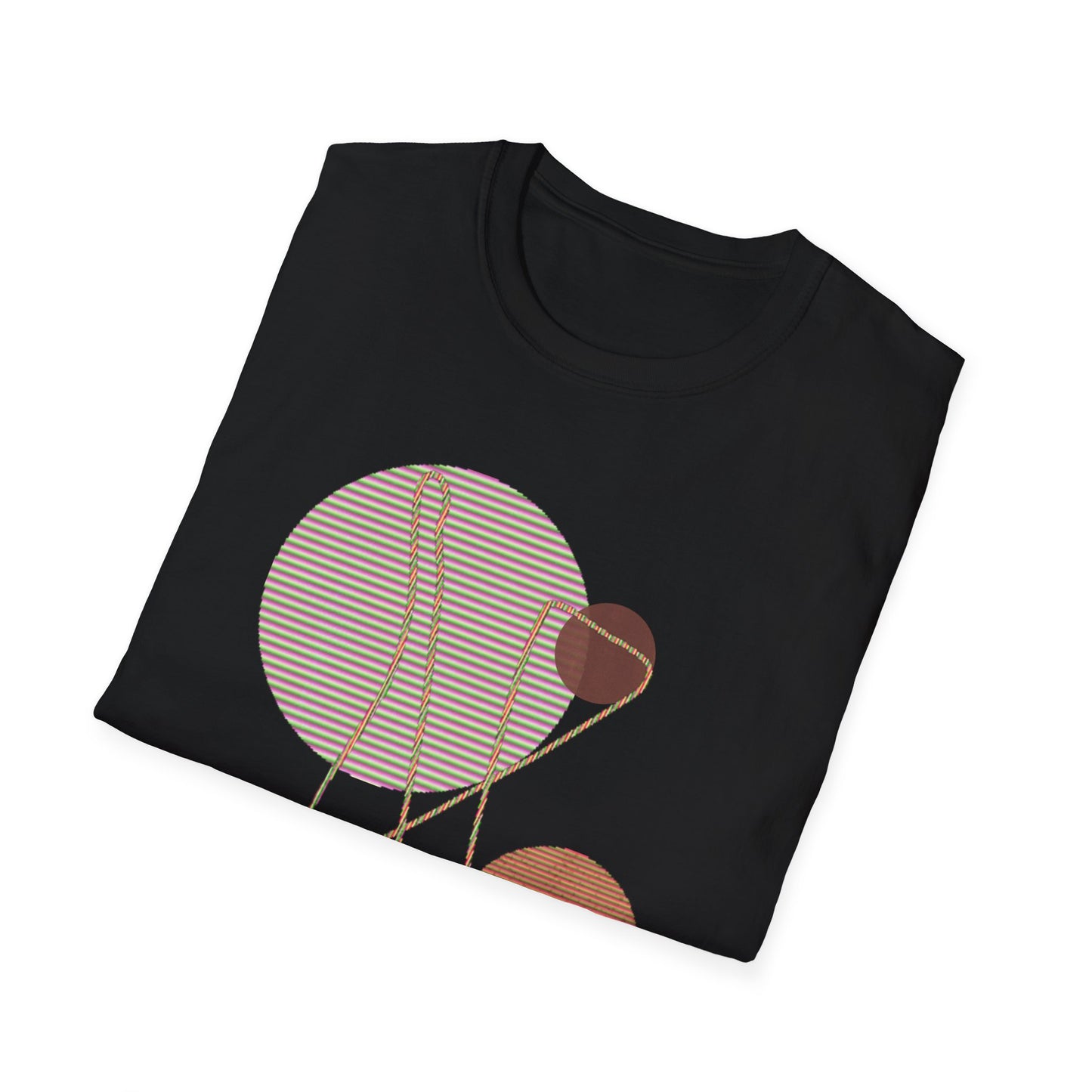 Unisex Softstyle T-Shirt with abstract art design