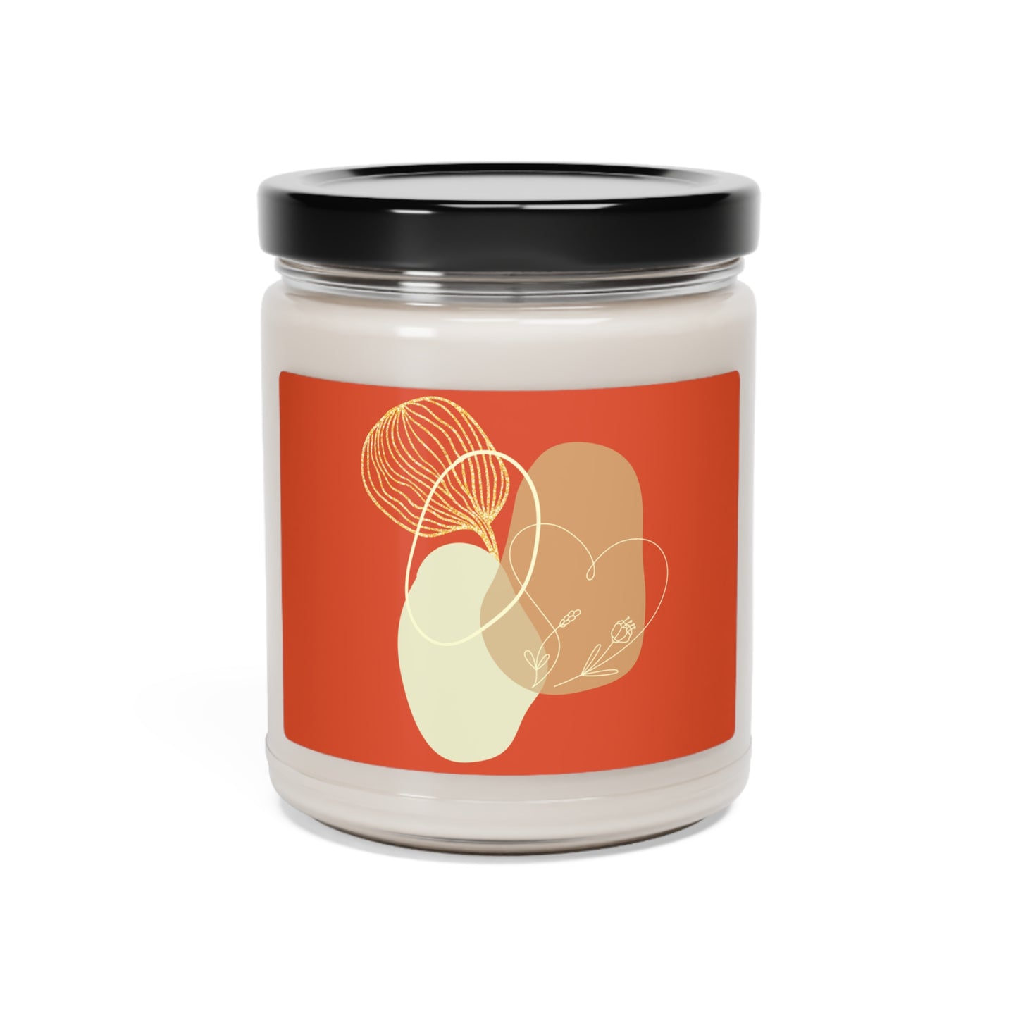 Scented Soy Candle with unique design, 9oz