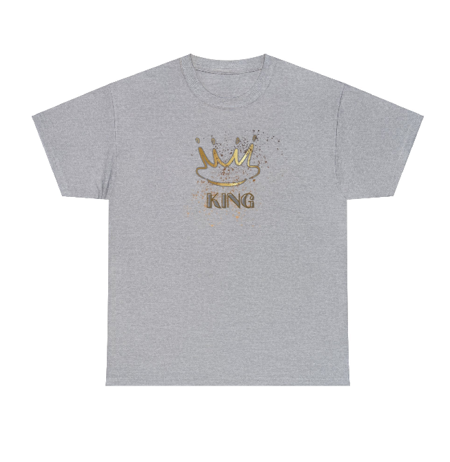 Unisex Heavy Cotton Tee - King typography