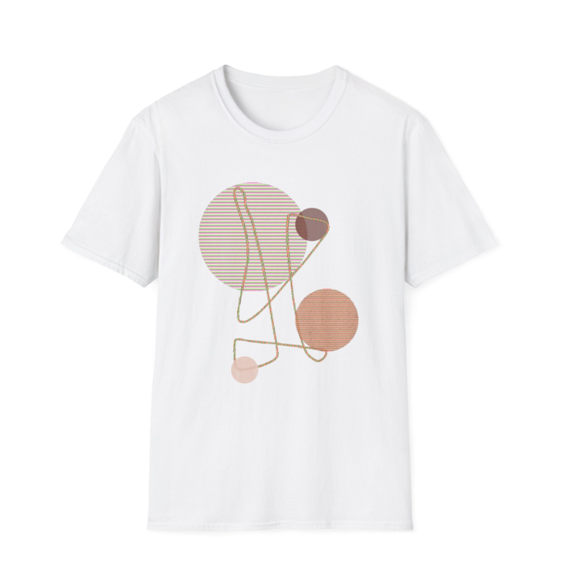 Unisex Softstyle T-Shirt with abstract art design