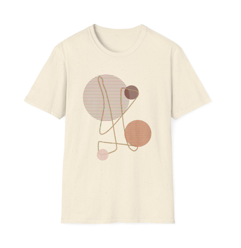 Unisex Softstyle T-Shirt with abstract art design