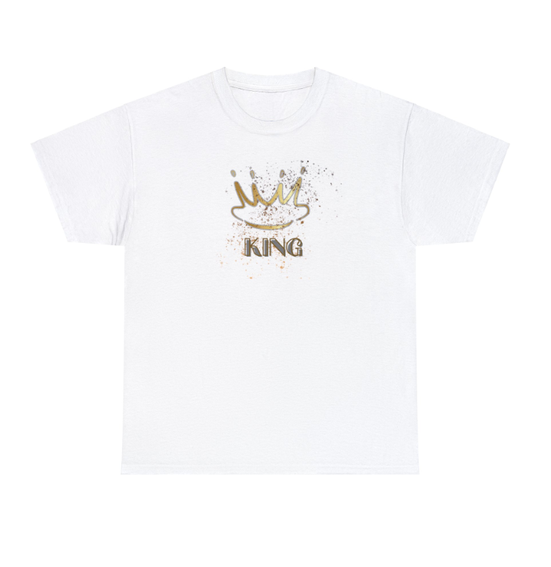 Unisex Heavy Cotton Tee - King typography