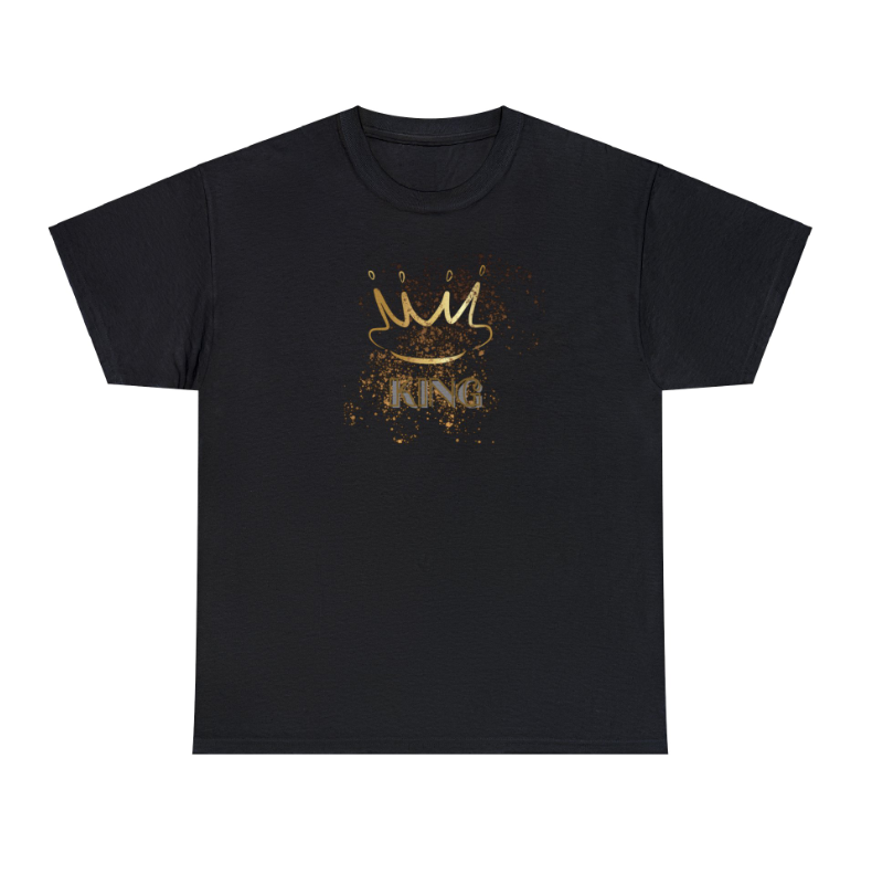 Unisex Heavy Cotton Tee - King typography