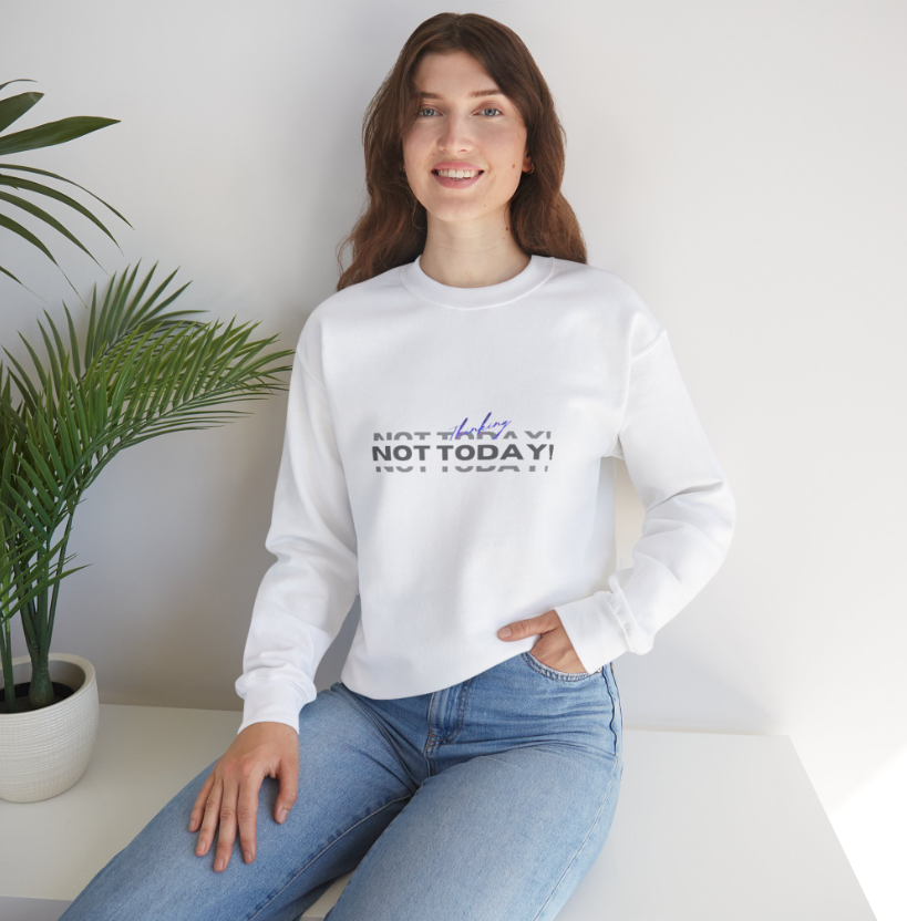 Unisex Heavy Blend™ Crewneck Sweatshirt with quotes, Typography