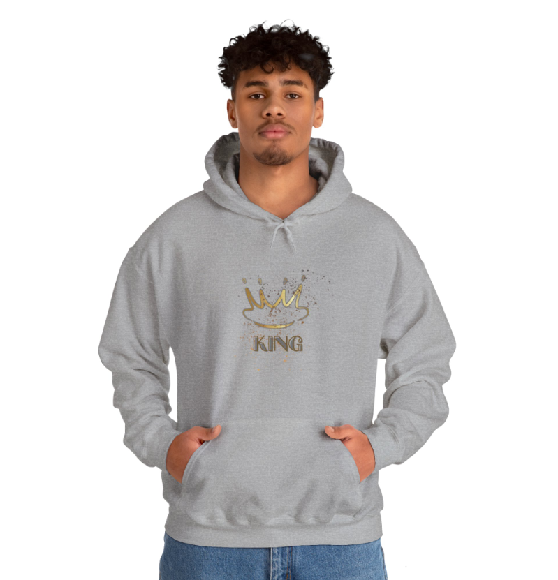 Unisex Heavy Blend™ Hooded Sweatshirt - King typography