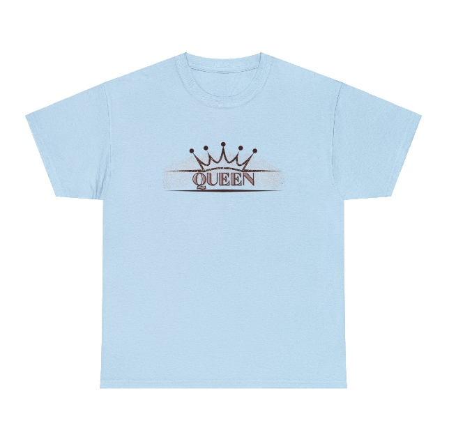 Heavy Cotton Tee - Queen Typography