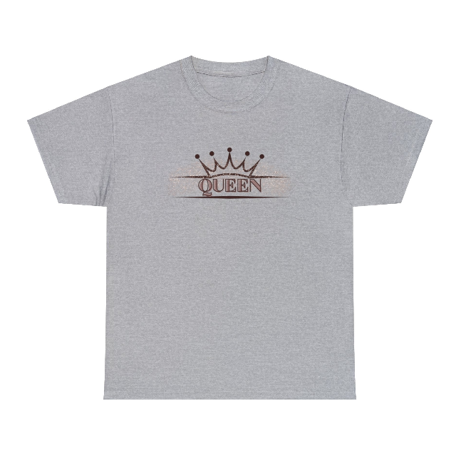 Heavy Cotton Tee - Queen Typography