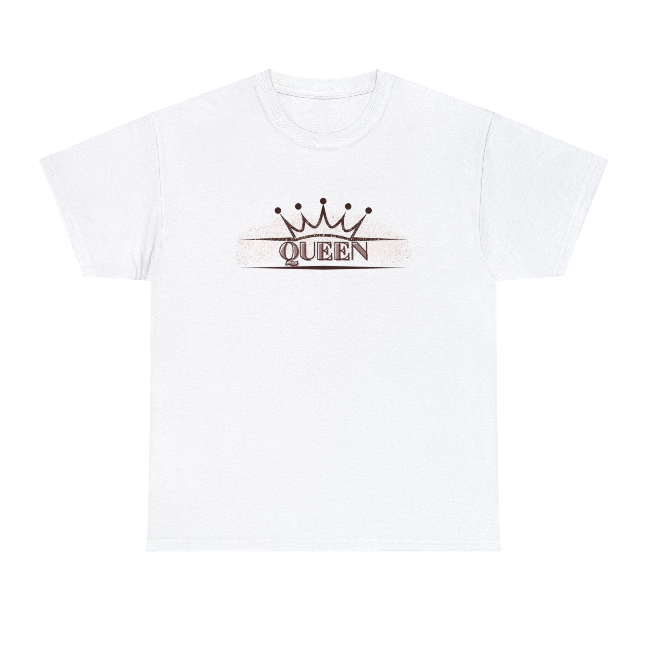 Heavy Cotton Tee - Queen Typography