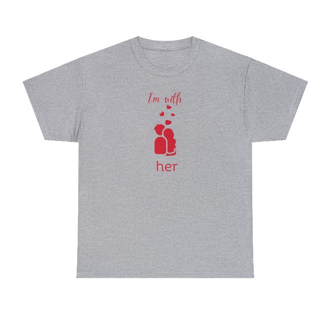 Unisex Heavy Cotton Tee for couples