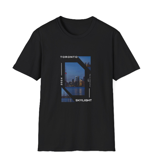 Unisex Softstyle T-Shirt with City view