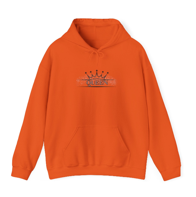 Unisex Heavy Blend™ Hooded Sweatshirt - Queen typography