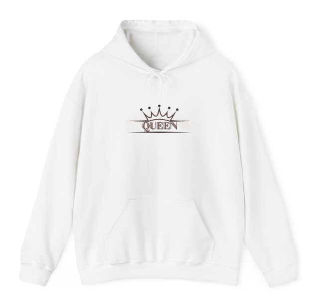 Unisex Heavy Blend™ Hooded Sweatshirt - Queen typography