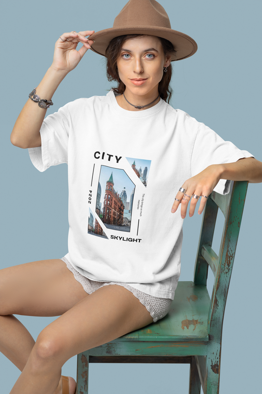 Unisex Softstyle T-Shirt with City view