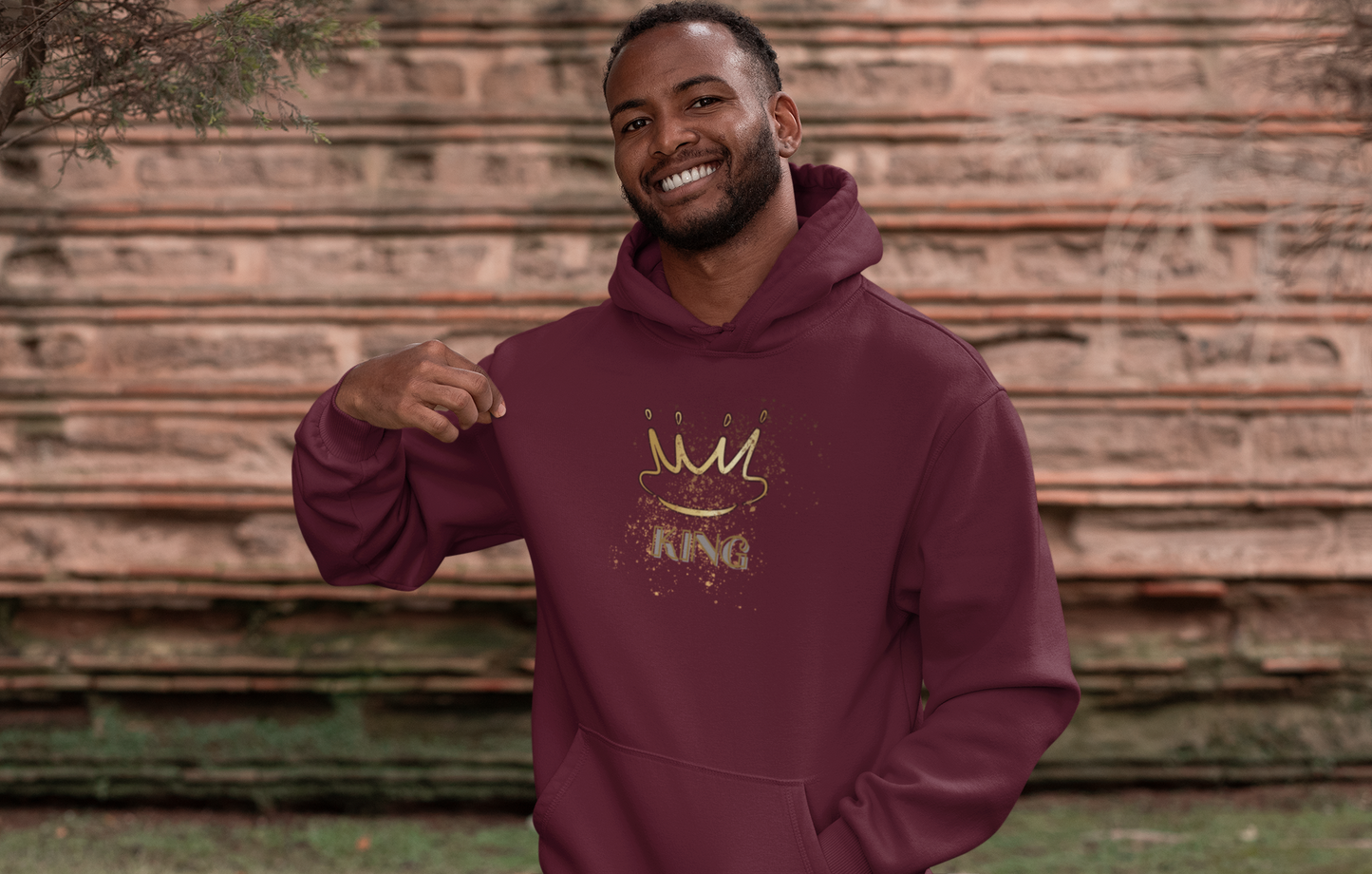 Unisex Heavy Blend™ Hooded Sweatshirt - King typography