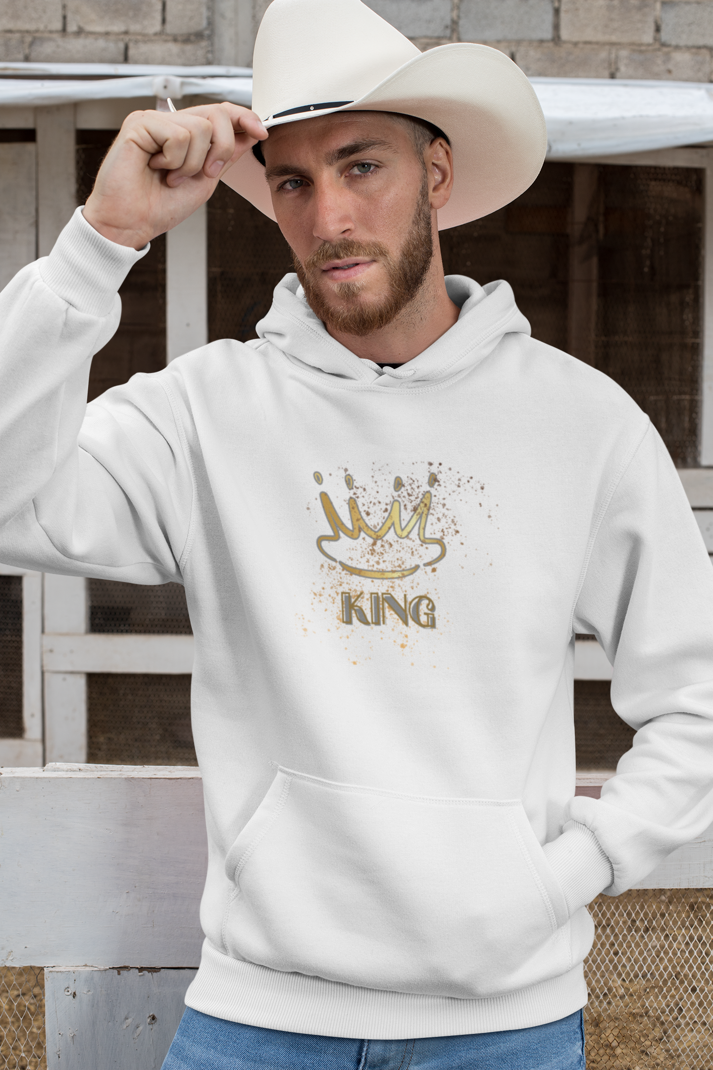 Unisex Heavy Blend™ Hooded Sweatshirt - King typography