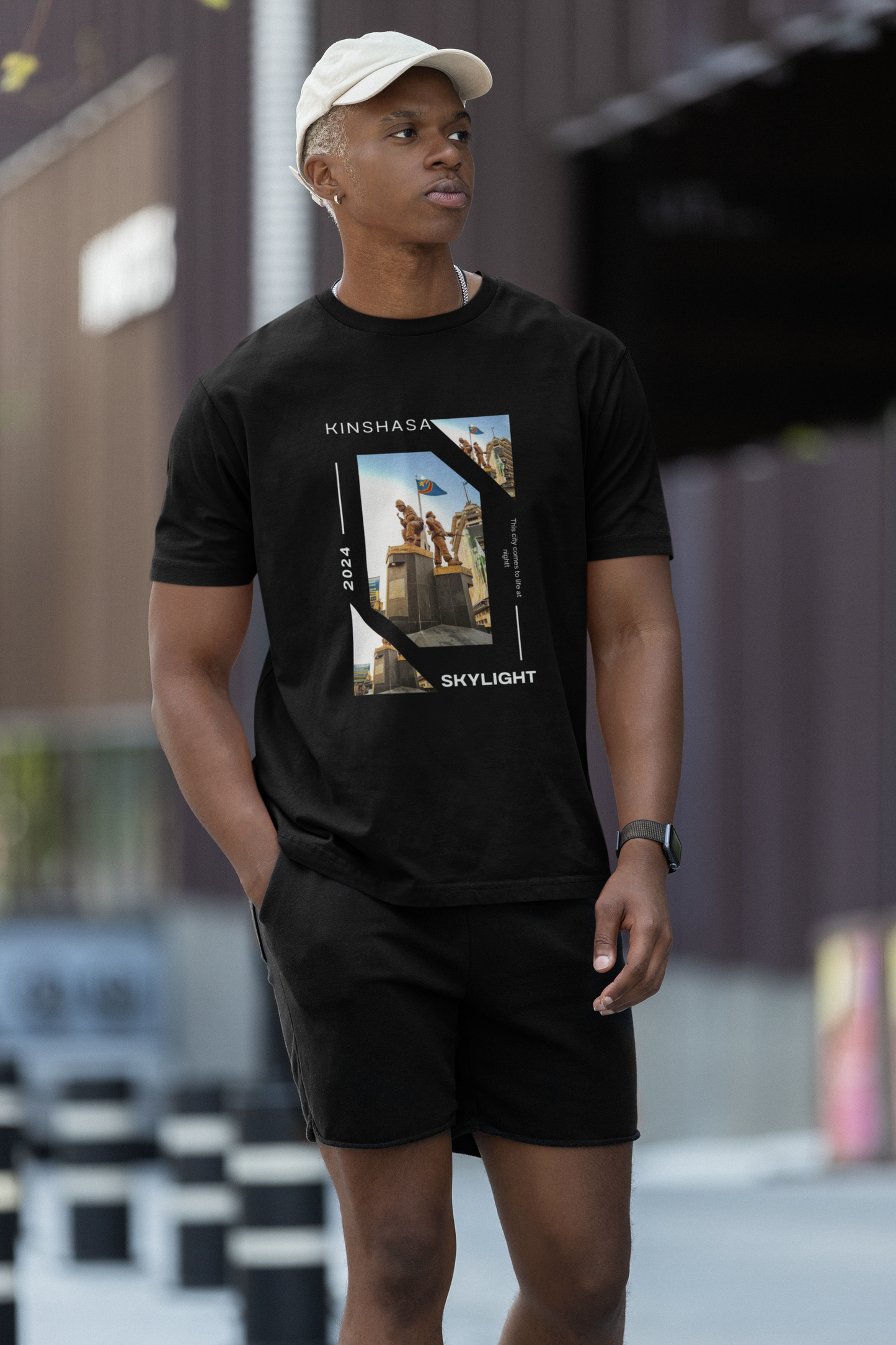 Unisex Softstyle T-Shirt with City View