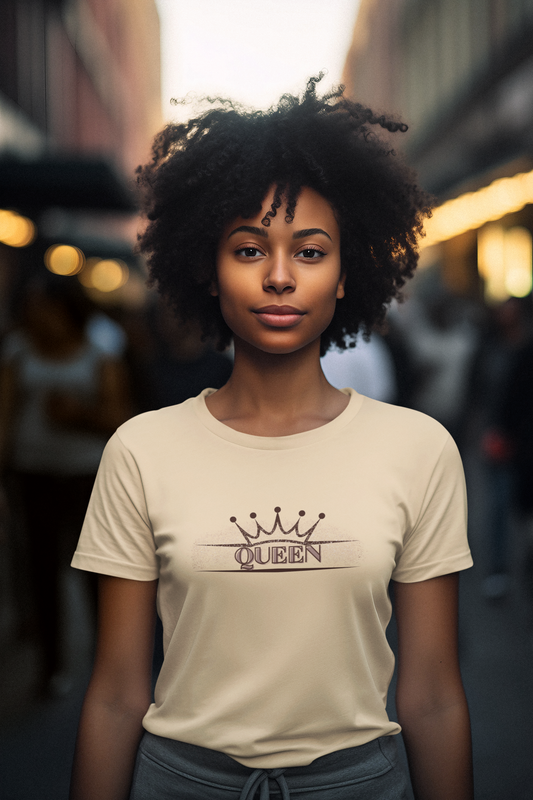 Heavy Cotton Tee - Queen Typography