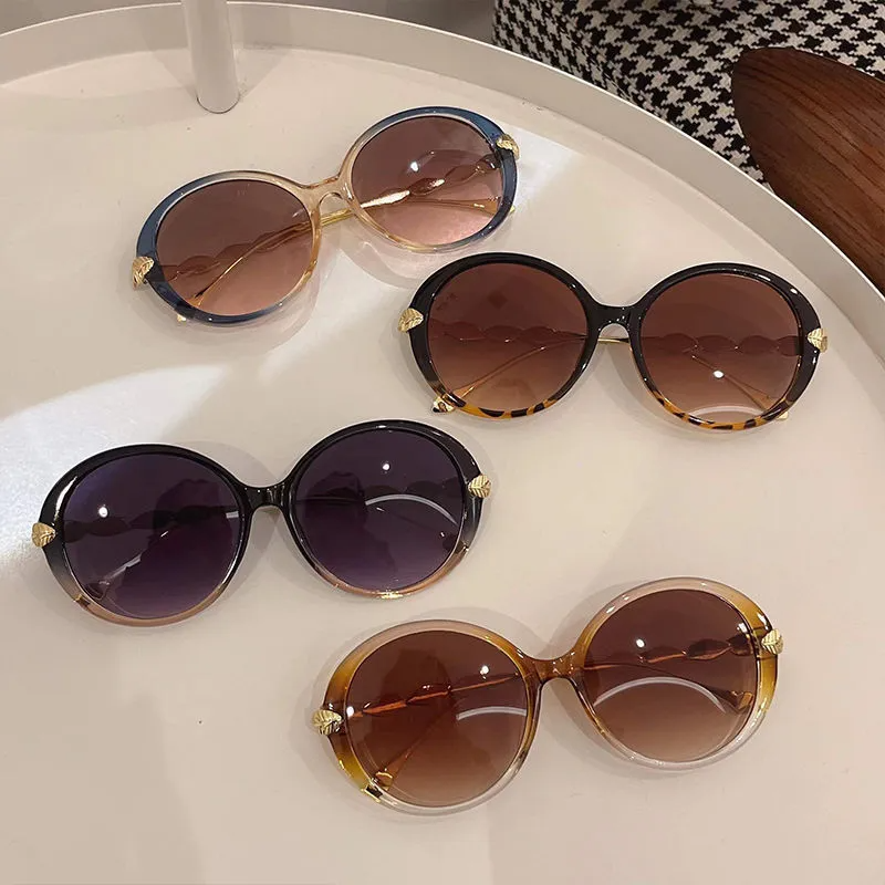 Round PC Full Frame Gradient Sunglasses