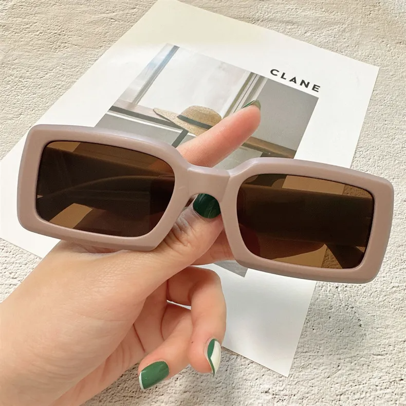 Rectangle Anti-UV Sunglasses