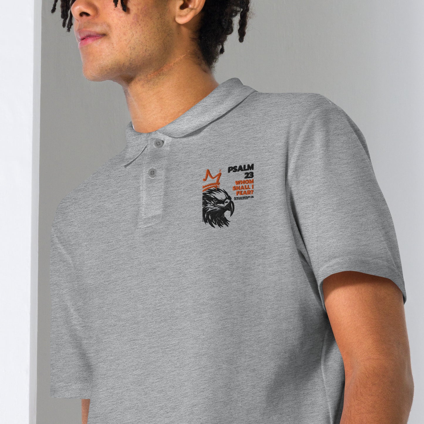 Unisex Pique Graphic Polo shirt