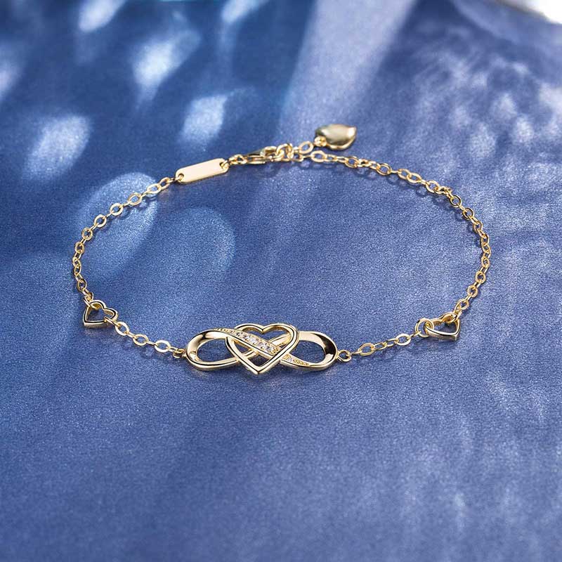 Infinity love symbol bracelet