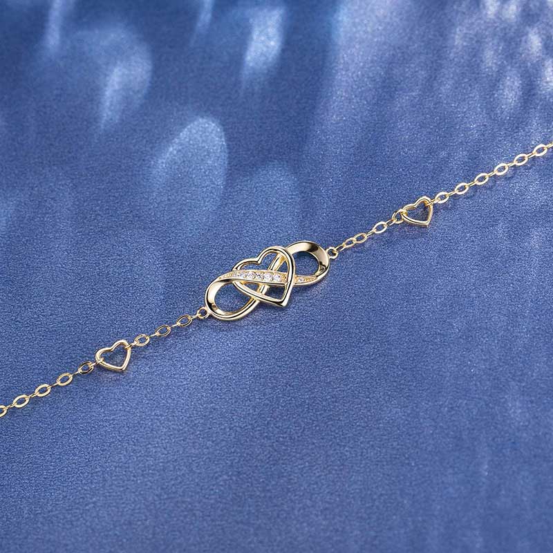 Infinity love symbol bracelet