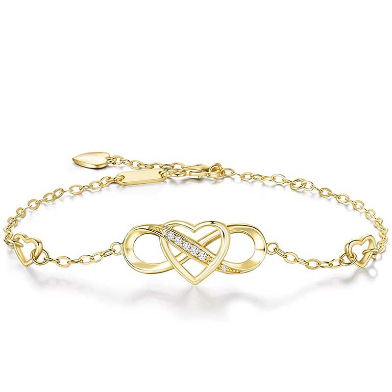 Infinity love symbol bracelet