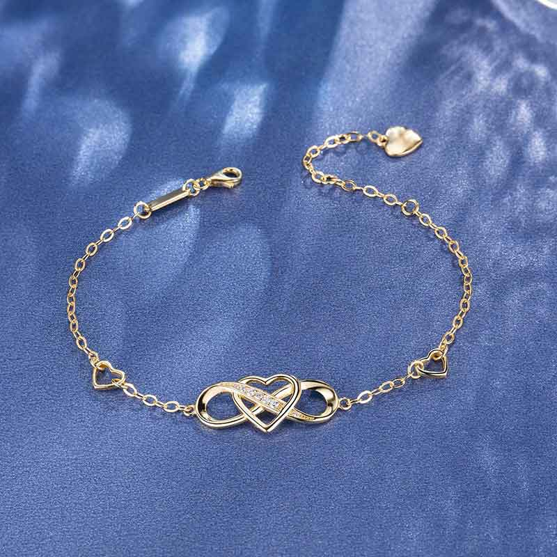 Infinity love symbol bracelet